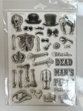 NWT 6x8 Heidi Swapp Halloween Photopolymer Stamp Set